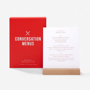 The School of Life Conversation Menus Card Set